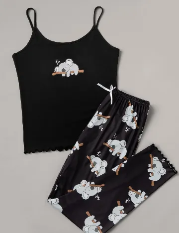 Pijama SHEIN, negru