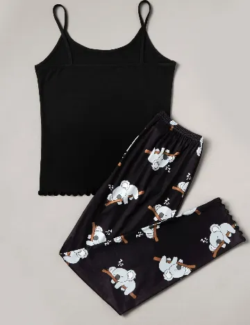 Pijama SHEIN, negru