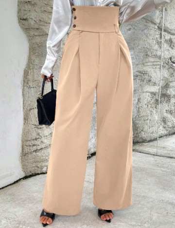 Pantaloni SHEIN, crem