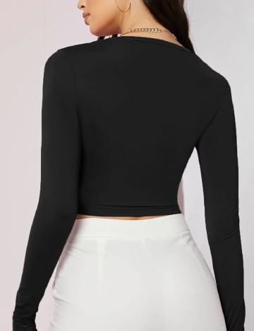 Top SHEIN, negru