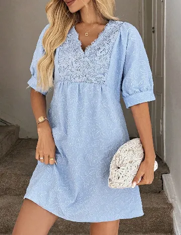 Rochie scurta SHEIN, albastru