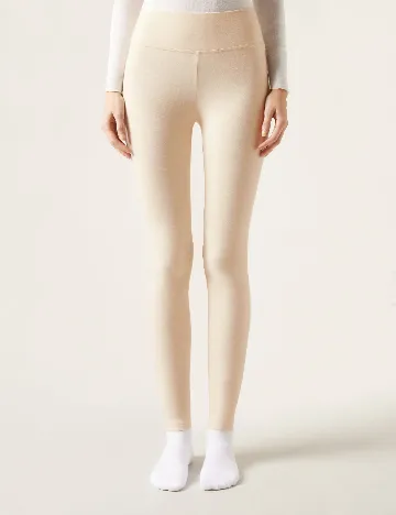 Colanti termici Calzedonia, crem