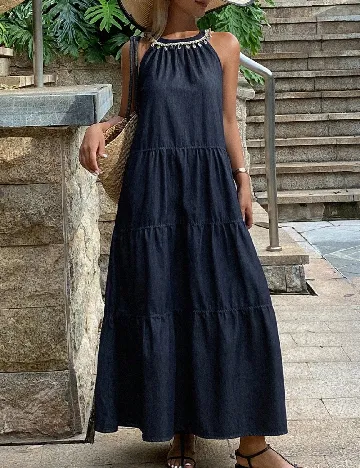 Rochie lunga SHEIN, bleumarin