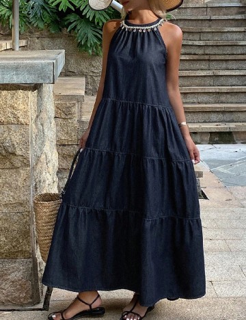 Rochie lunga SHEIN, bleumarin