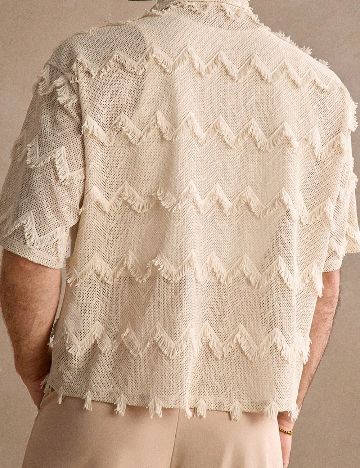 Camasa AKNOTIC, crem