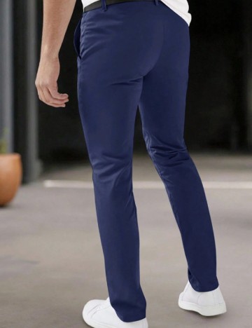 Pantaloni SHEIN, bleumarin