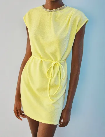 Rochie scurta SHEIN, galben