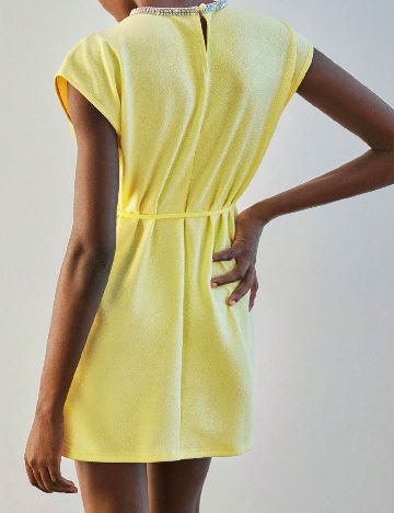 Rochie scurta SHEIN, galben