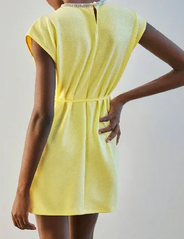 Rochie scurta SHEIN, galben