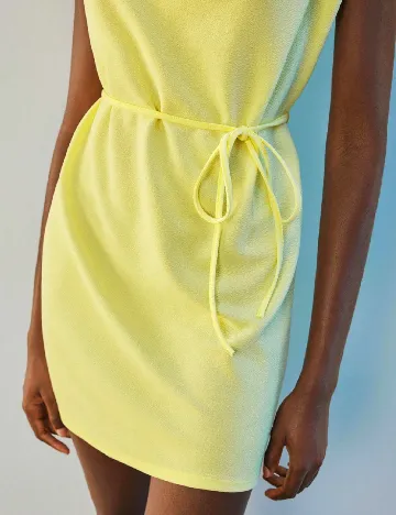 Rochie scurta SHEIN, galben