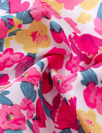 Set rochie si bluza Shein Kids, floral print