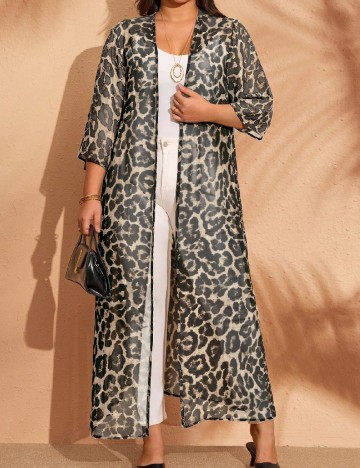Kimono Emery Rose Curve, animal print