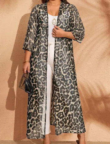 Kimono Emery Rose Curve, animal print