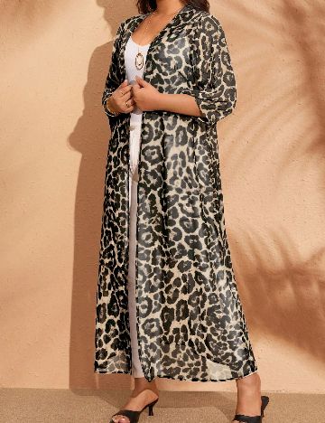 Kimono Emery Rose Curve, animal print