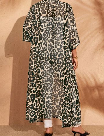 Kimono Emery Rose Curve, animal print