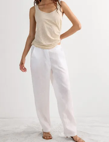Pantaloni Intimissimi, alb