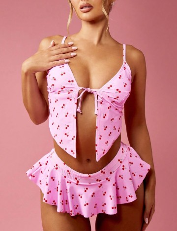 Top de baie Missguided, roz