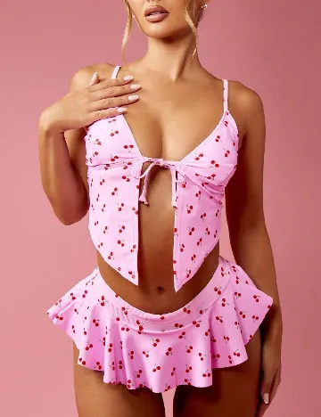 Top de baie Missguided, roz