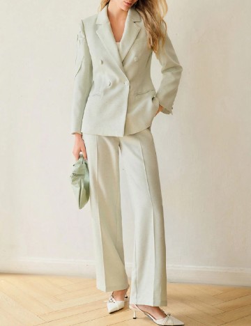 Pantaloni MOTF, verde deschis