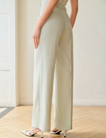 Pantaloni MOTF, verde deschis