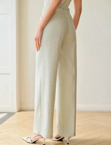 Pantaloni MOTF, verde deschis