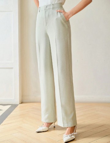 Pantaloni MOTF, verde deschis