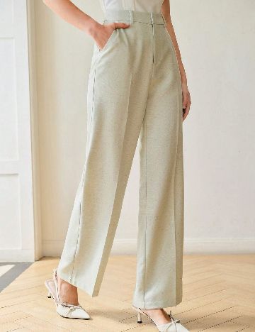 Pantaloni MOTF, verde deschis