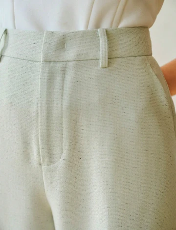 Pantaloni MOTF, verde deschis
