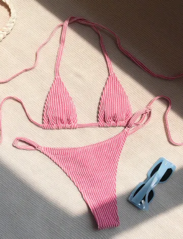 Costum de baie SHEIN, roz