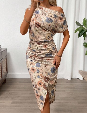 Rochie medie SHEIN, floral print