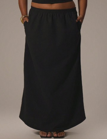 Fusta Musera Plus Size, negru
