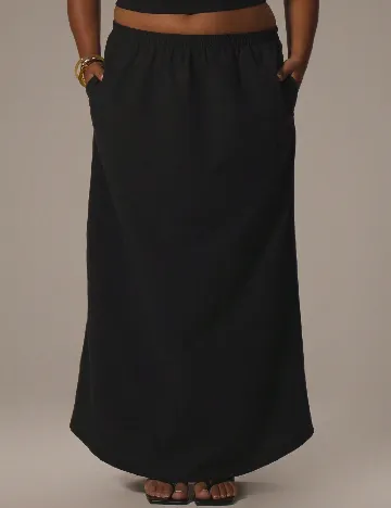Fusta Musera Plus Size, negru