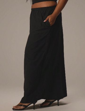 Fusta Musera Plus Size, negru