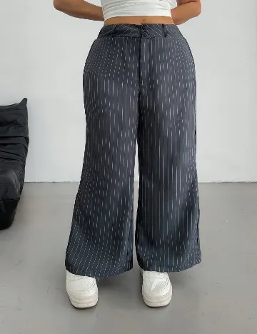 Pantaloni SHEIN CURVE, gri inchis
