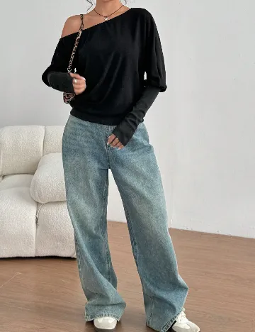 Bluza SHEIN, negru
