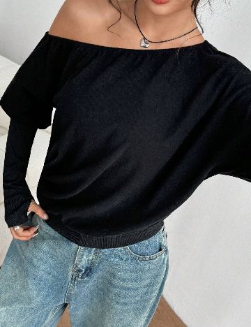 Bluza SHEIN, negru