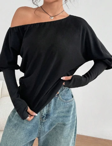 Bluza SHEIN, negru