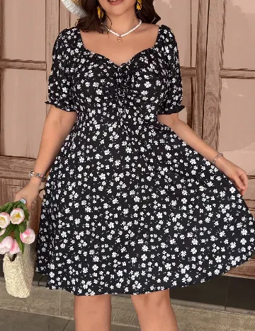 Rochie scurta SHEIN CURVE, negru