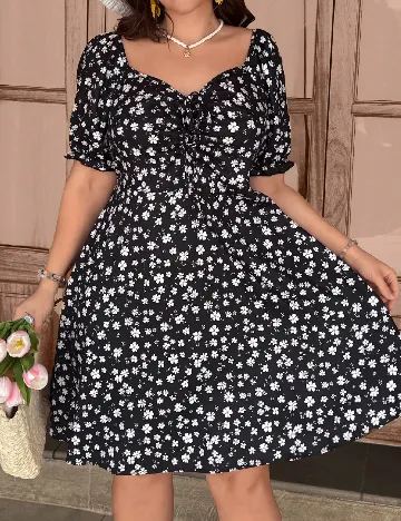 Rochie scurta SHEIN CURVE, negru