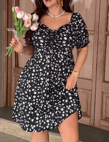Rochie scurta SHEIN CURVE, negru