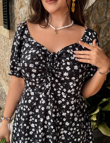 Rochie scurta SHEIN CURVE, negru