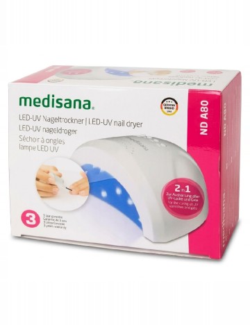 Lampa LED UV pentru unghii medisana, alb