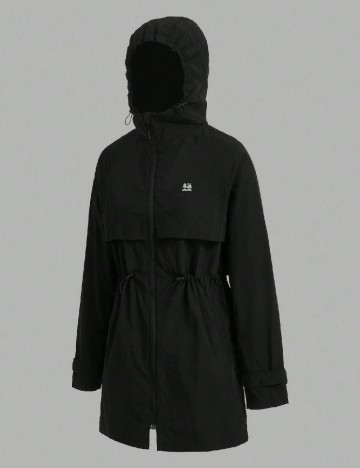 Jacheta impermeabila SHEIN, negru