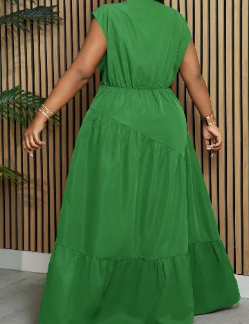 Rochie lunga SHEIN CURVE, verde