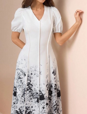 Rochie lunga SHEIN, alb