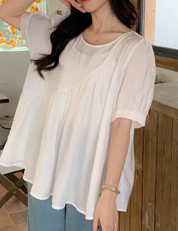 Bluza Friful, alb
