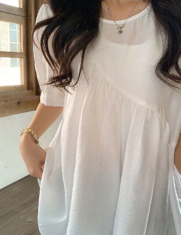 Bluza Friful, alb