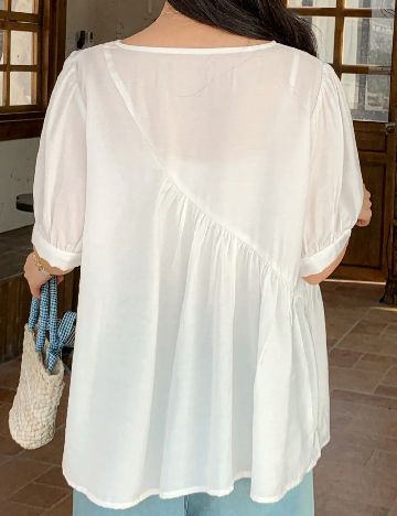 Bluza Friful, alb