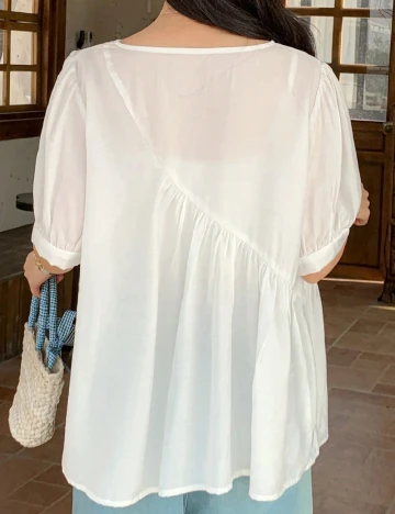 Bluza Friful, alb