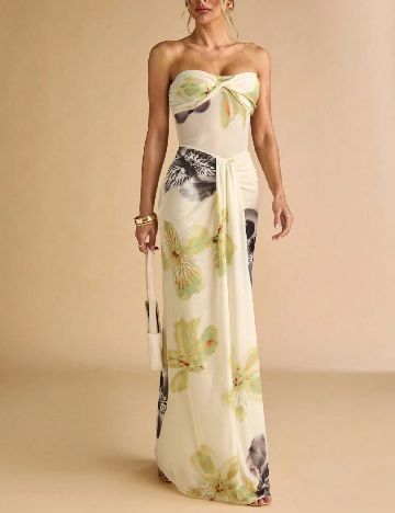 Rochie lunga SHEIN, floral print